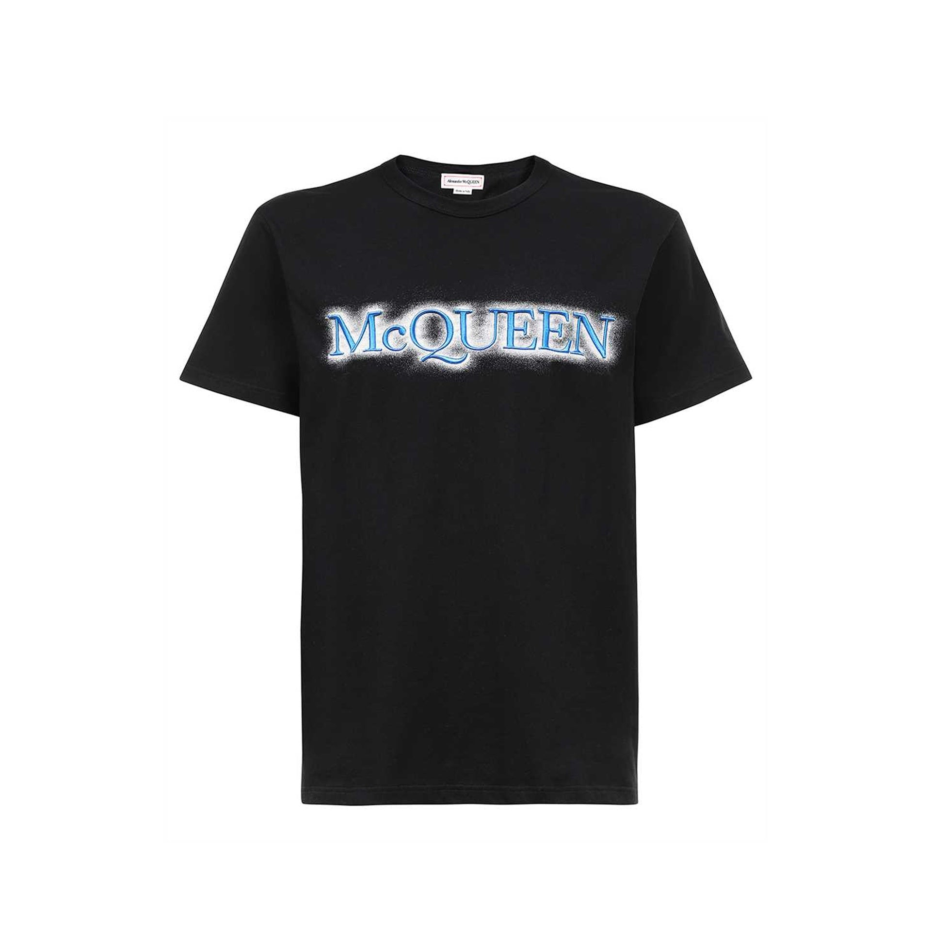 Alexander McQueen Logo T-Shirt-MEN CLOTHING-ALEXANDER MCQUEEN-BLACK-L-ARCHIVIST