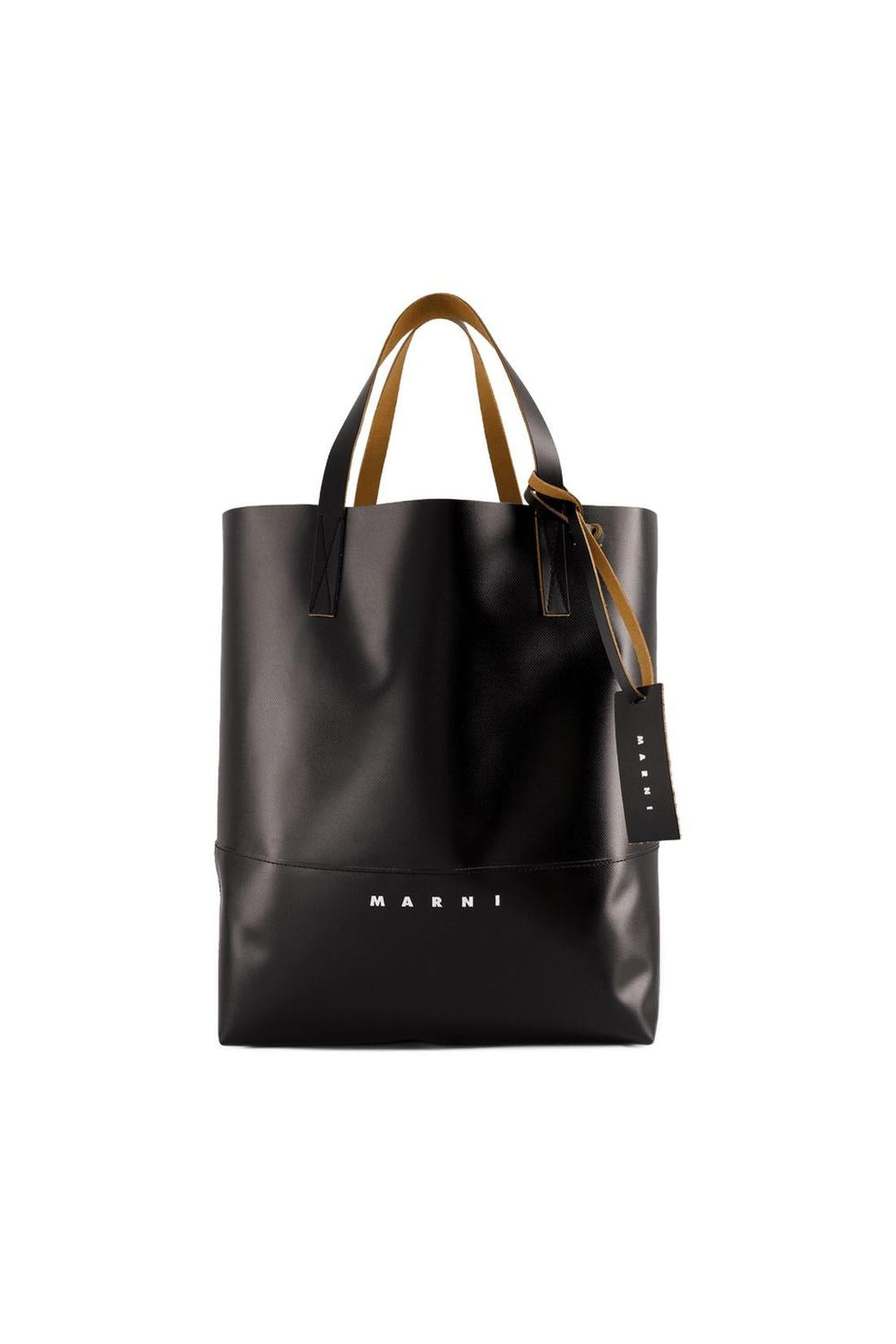 Marni-Tote Bag Pelletteria Uomo - Marni - Synthetisch - Schwarz-Taschen-Black-Deal-Outlet-by-ARCHIVIST