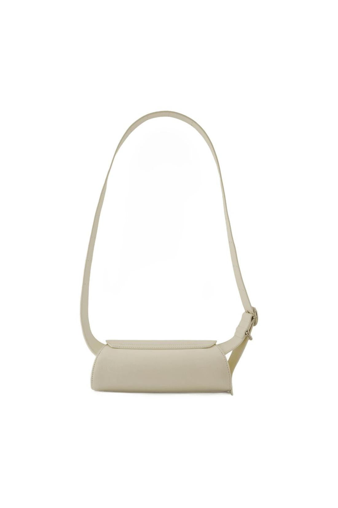 Cannolo Mini Handbag - Jil Sander - Leather - Eggshell