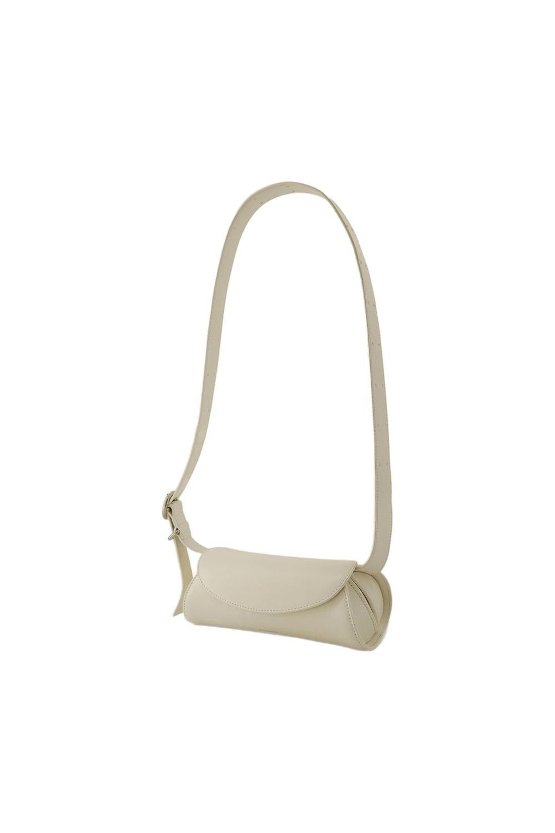 Cannolo Mini Handbag - Jil Sander - Leather - Eggshell