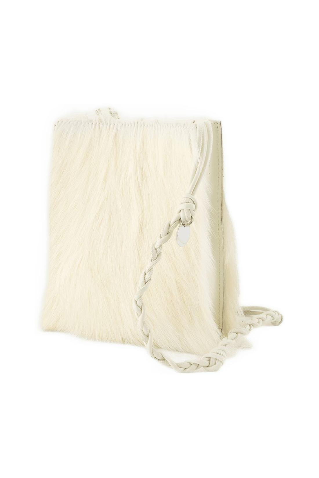 Tangle Small Schultertasche - Jil Sander - Leder - Weiß