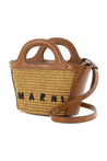 Marni-Tropicalia Micro Tote Bag - Marni - Raw Sienna - Leather-Taschen-Black-Deal-Outlet-by-ARCHIVIST