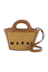 Marni-Tropicalia Micro Tote Bag - Marni - Raw Sienna - Leather-Taschen-Black-Deal-Outlet-by-ARCHIVIST