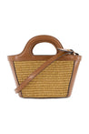 Marni-Tropicalia Micro Tote Bag - Marni - Raw Sienna - Leather-Taschen-Black-Deal-Outlet-by-ARCHIVIST