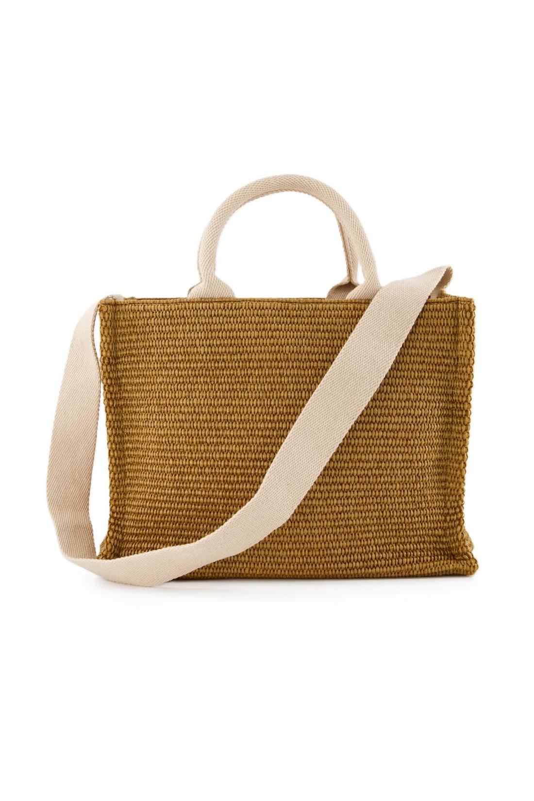 Marni-Small Basket Tote Bag - Marni - Sienna/Natural - Leather-Taschen-Black-Deal-Outlet-by-ARCHIVIST