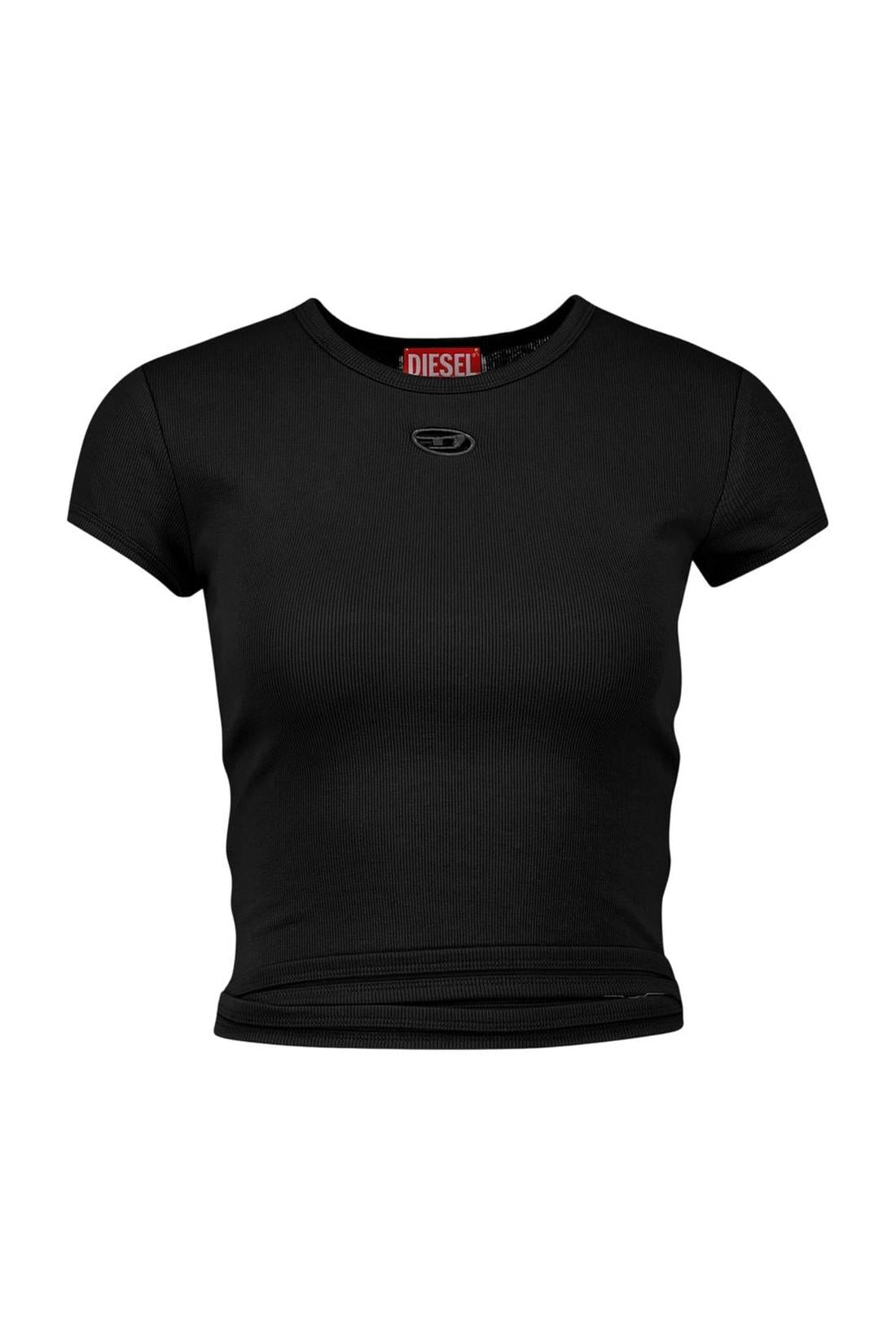 T-Shirt T-Bunny-Tail-S1 - DIESEL - Baumwolle - Schwarz