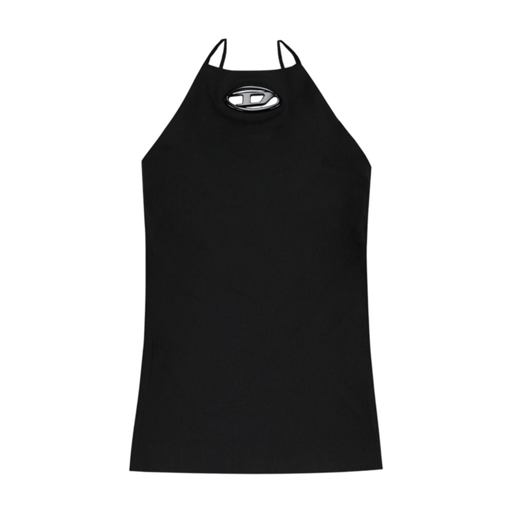 Top T-Elma – DIESEL – Polyester – Schwarz