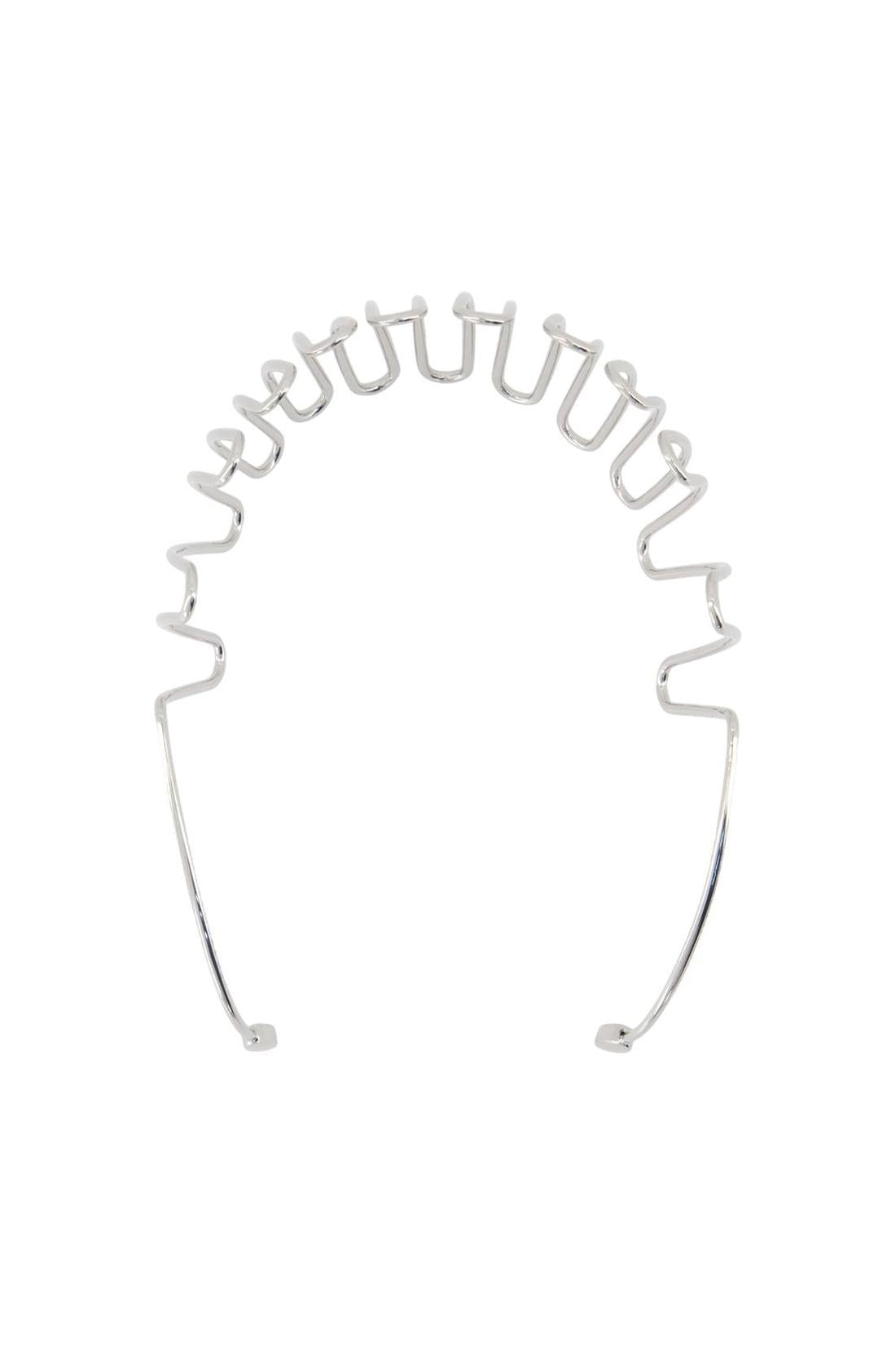 Diesel-Jibbitz Volt-D Stirnband - DIESEL - Metall - Silber-Outdoor-Black-Deal-Outlet-by-ARCHIVIST