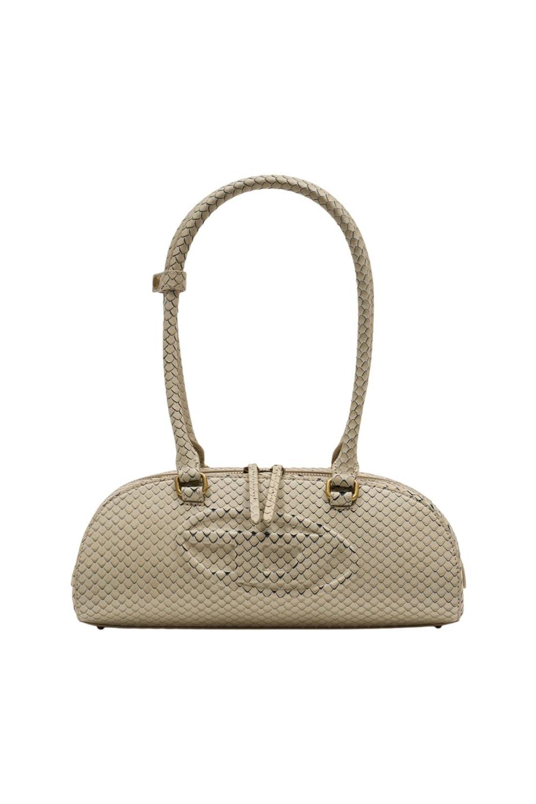 1DR Dome Schultertasche - DIESEL - Leder - Beige