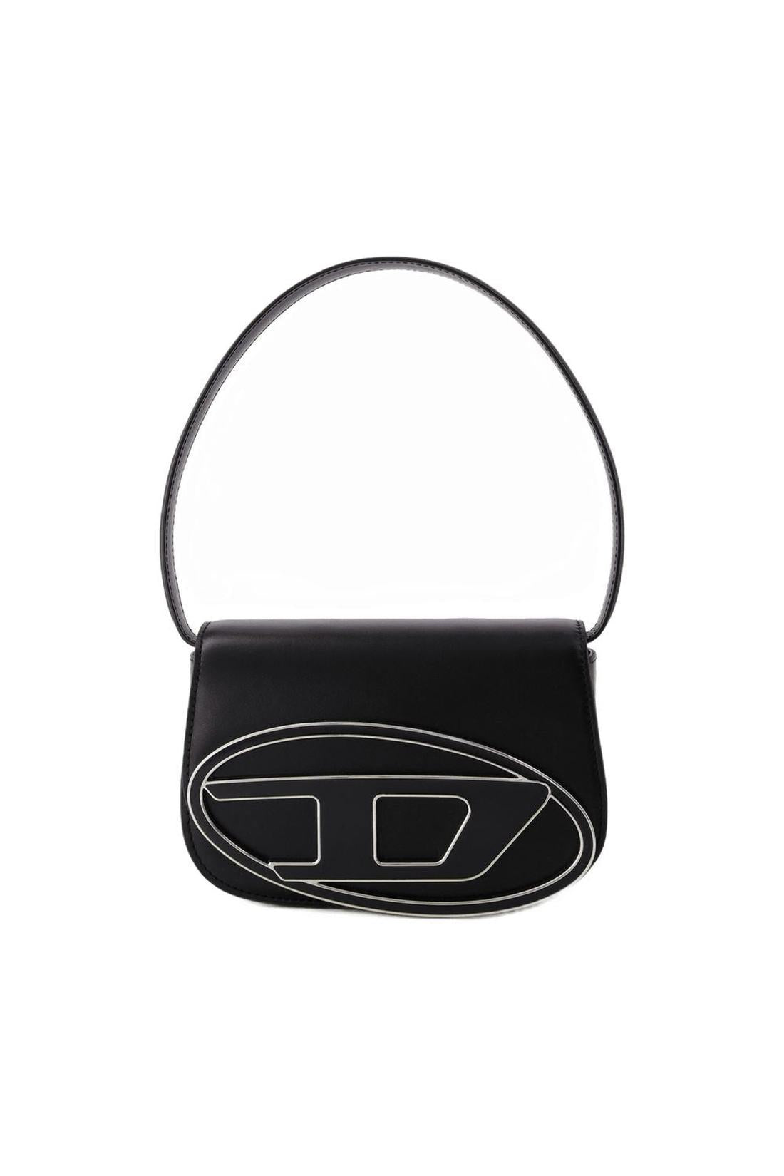 Diesel-1DR Schultertasche - Diesel - Leder - Schwarz-Taschen-Black-Deal-Outlet-by-ARCHIVIST