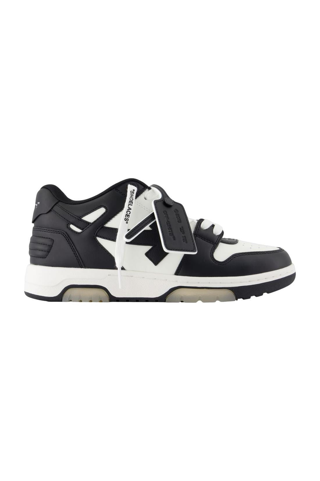 Sneakers Out Of Office - OFF WHITE - Leder - Schwarz