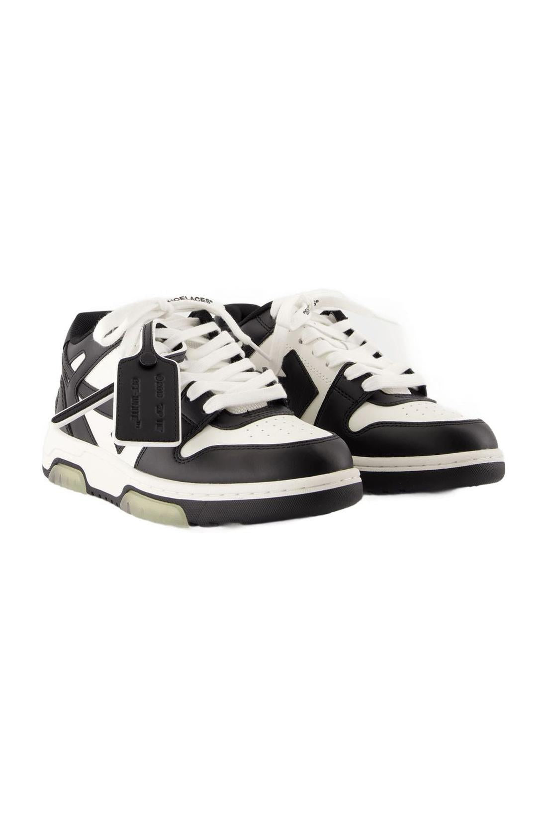 Off White-Out Of Office Sneakers - Off White - Leder - Weiß-Sneaker-Black-Deal-Outlet-by-ARCHIVIST