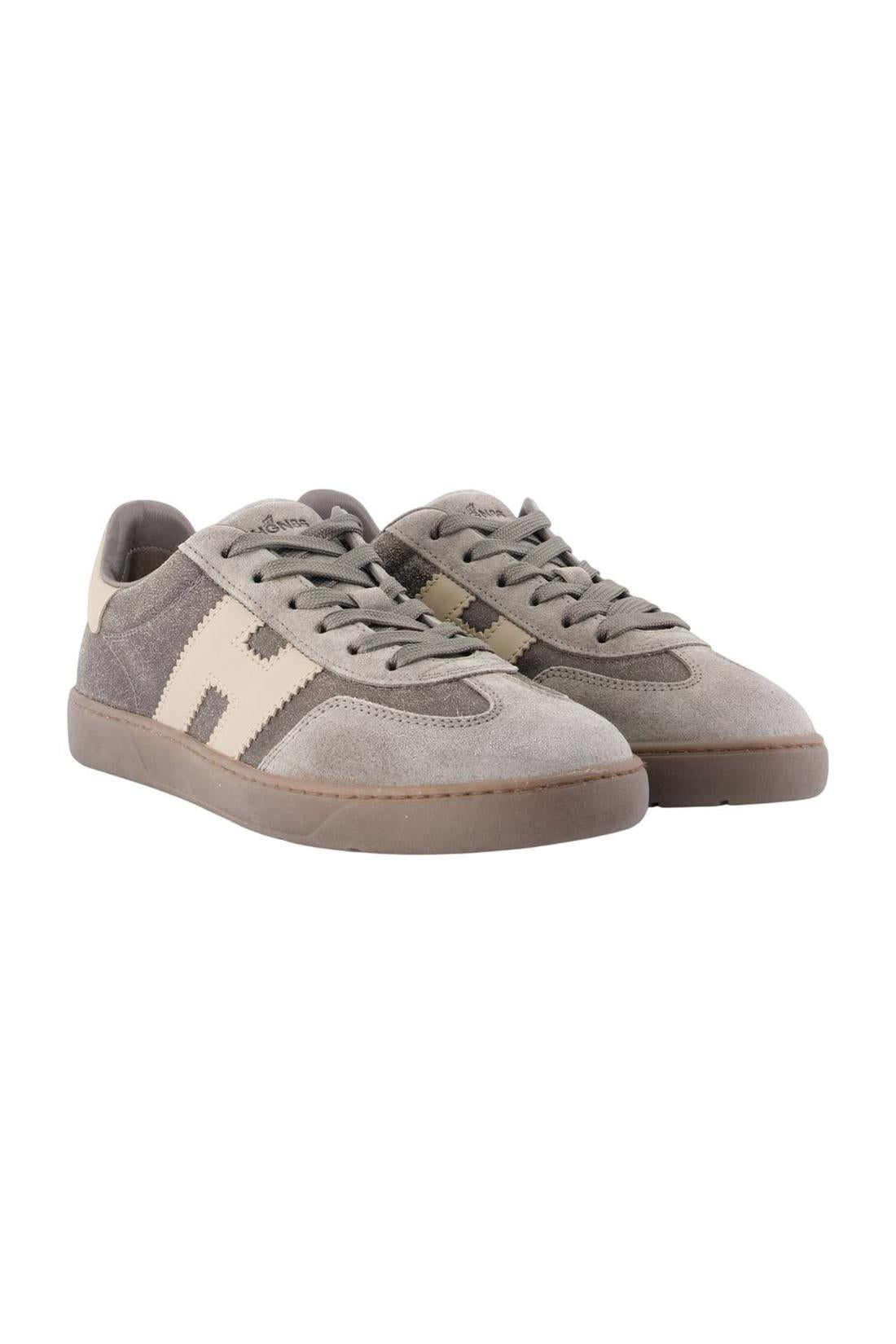 Sneakers  Cool Allacciato H – Hogan – Leder – Grau