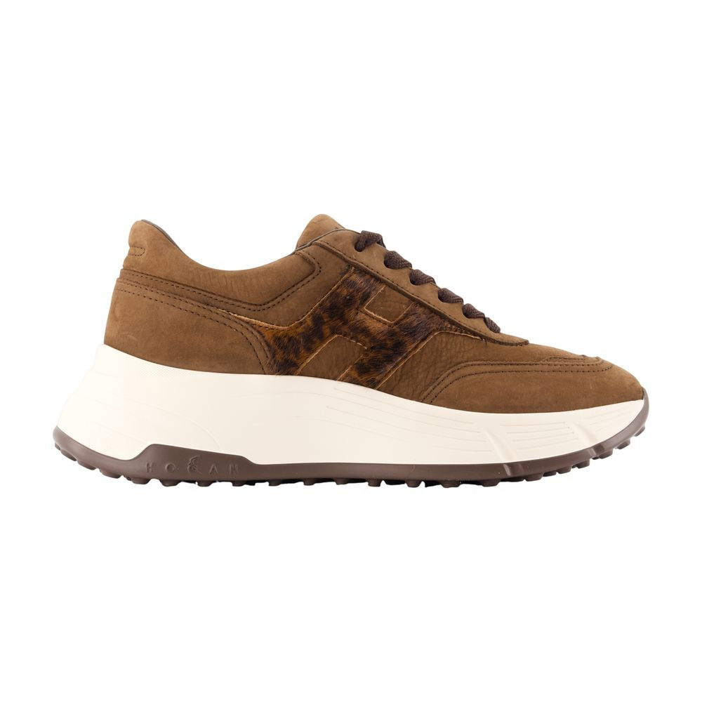 Sneaker H669 Allacciato H – Hogan – Leder – Braun