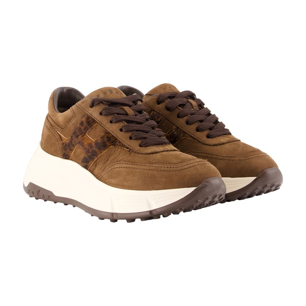 Sneaker H669 Allacciato H – Hogan – Leder – Braun