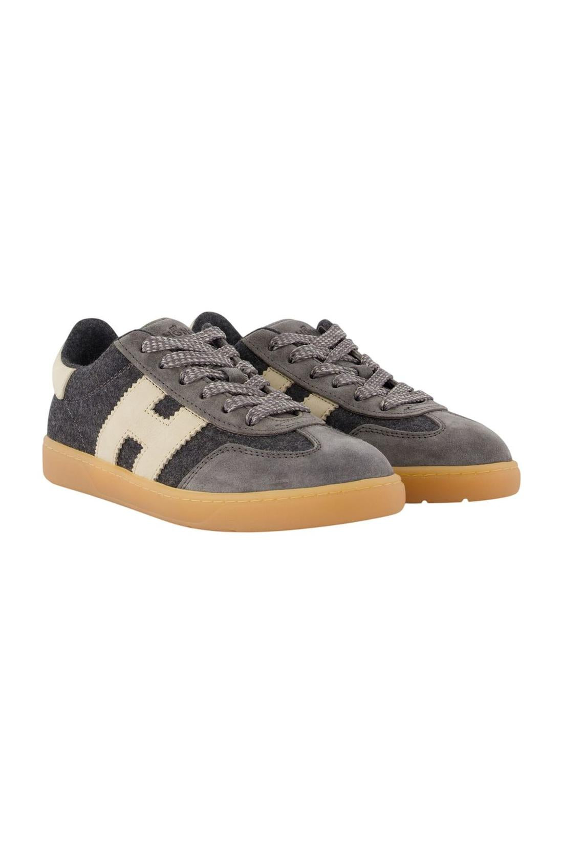 Sneakers  Cool Allacciato H – Hogan – Leder – Grau