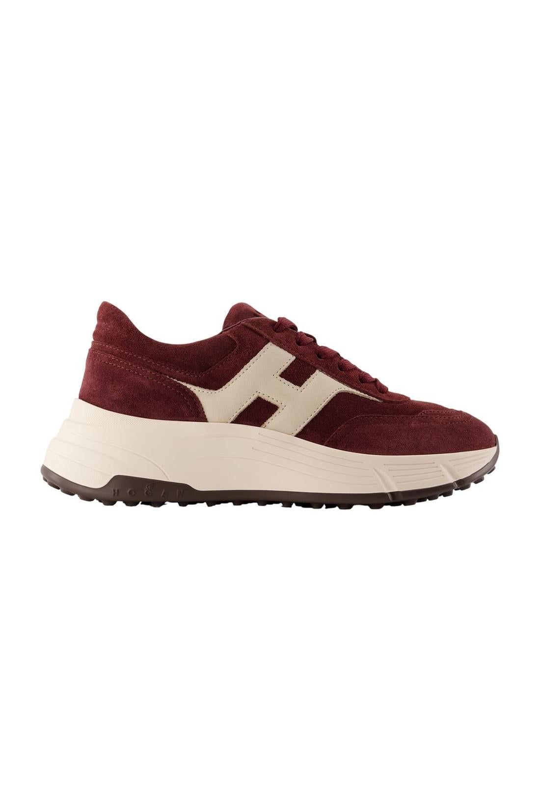 Sneaker H669 Allacciato H – Hogan – Leder – Bordeaux