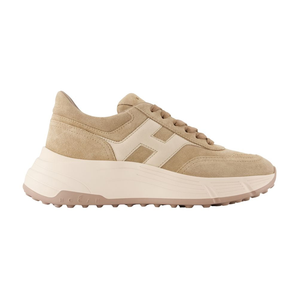 Sneaker H669 Allacciato H – Hogan – Leder – Beige