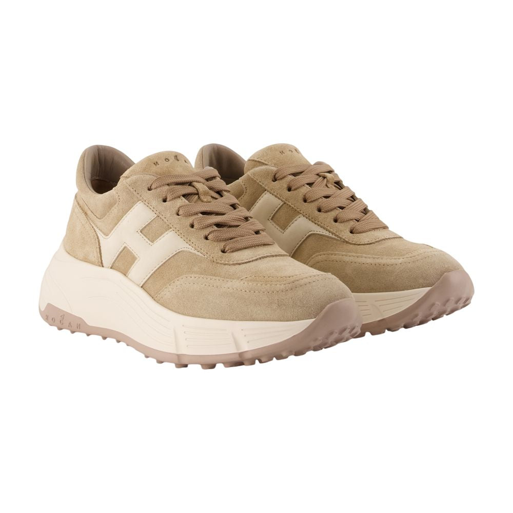 Sneaker H669 Allacciato H – Hogan – Leder – Beige