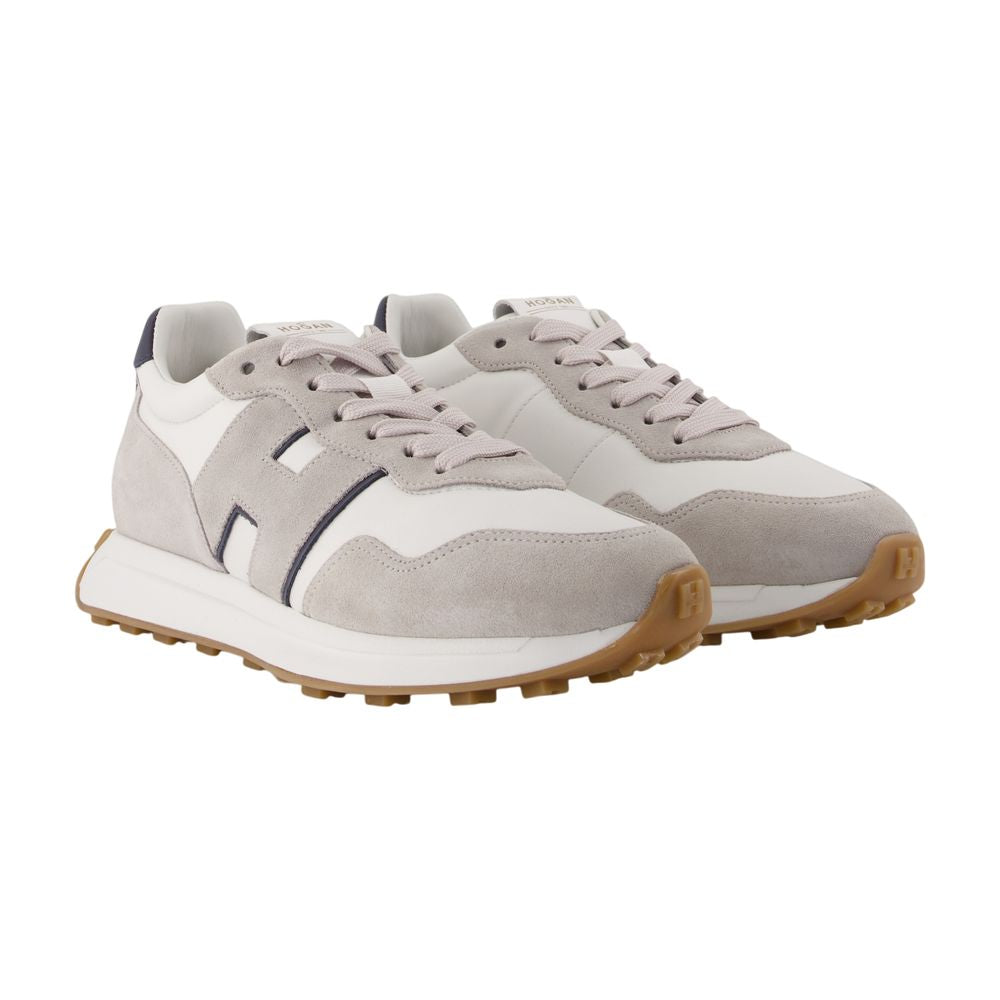 Sneaker H601 Allacciato H Patch – Hogan – Leder – Grau