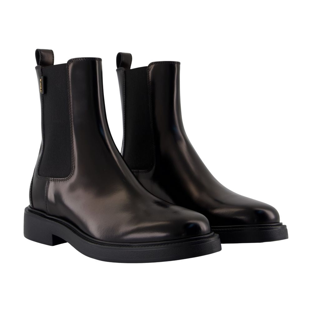Chelsea-Stiefeletten – Tod's – Leder – Schwarz