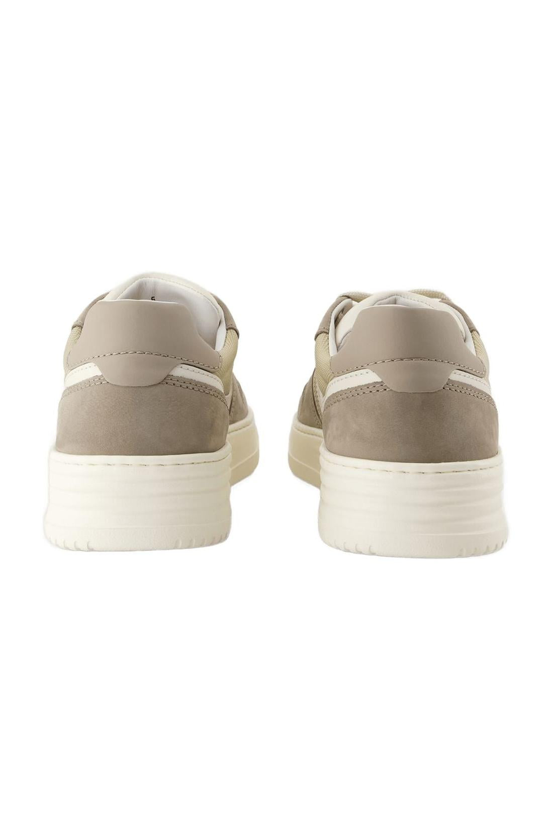 Sneakers H630 - Hogan - Leder - Khaki