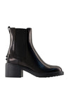 Tod'S-Stiefeletten Stivaletto - Tod's - Leder - Schwarz-Stiefel & Stiefeletten-Black-Deal-Outlet-by-ARCHIVIST