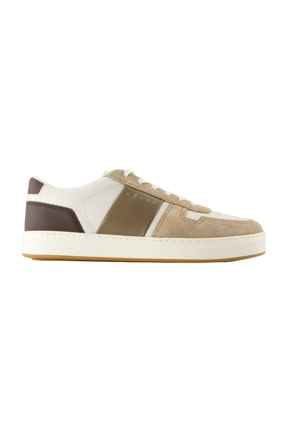 Hogan-Sneakers H668 - Hogan - Leder - Beige-Sneaker-Black-Deal-Outlet-by-ARCHIVIST