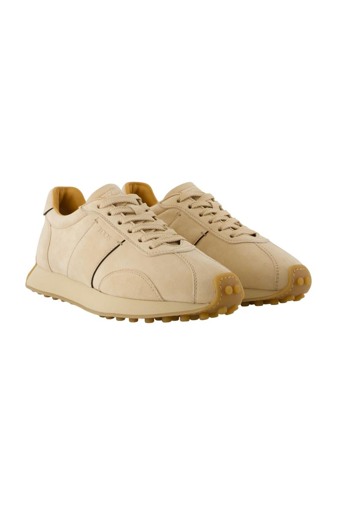 Tod'S-Sneakers T Vintage - Tod's - Leder - Beige-Sneaker-Black-Deal-Outlet-by-ARCHIVIST
