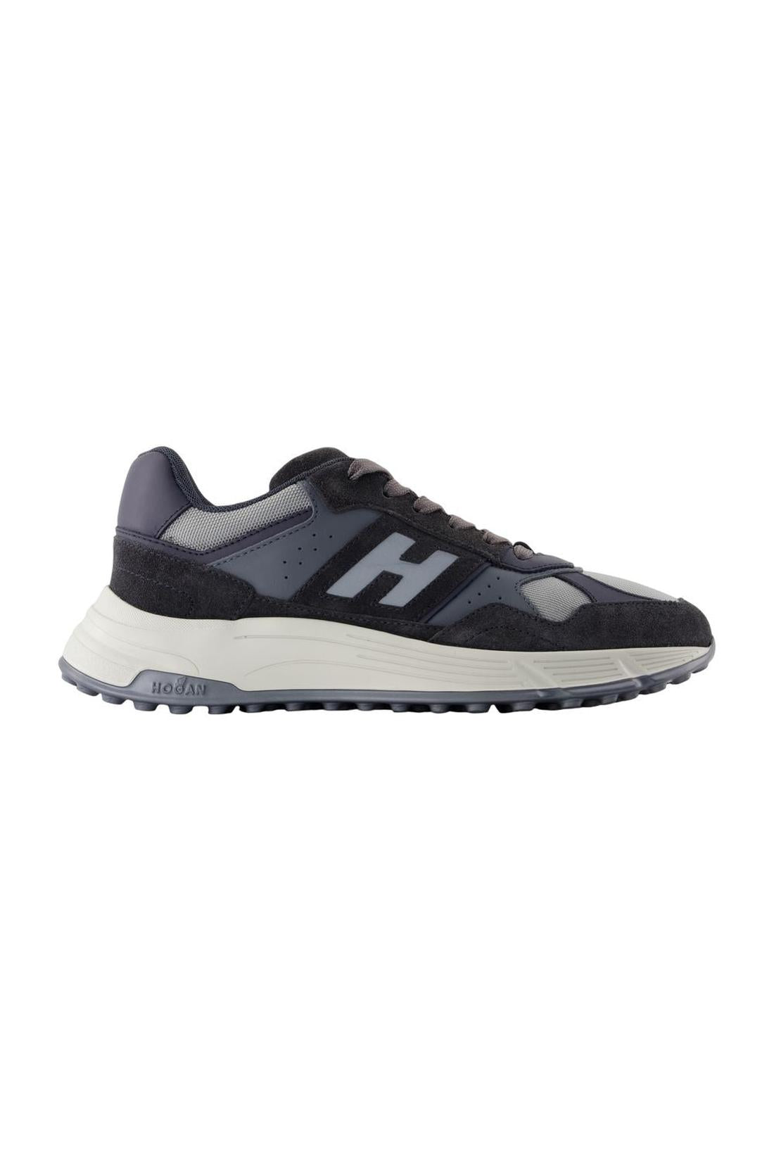 Hogan-Hyperlight Sneakers - Hogan - Leder - Schwarz-Sneaker-Black-Deal-Outlet-by-ARCHIVIST