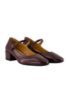 Tod'S-Mary Janes - Tod's - Leder - Bordeaux-schuhe / flache-schuhe-Black-Deal-Outlet-by-ARCHIVIST