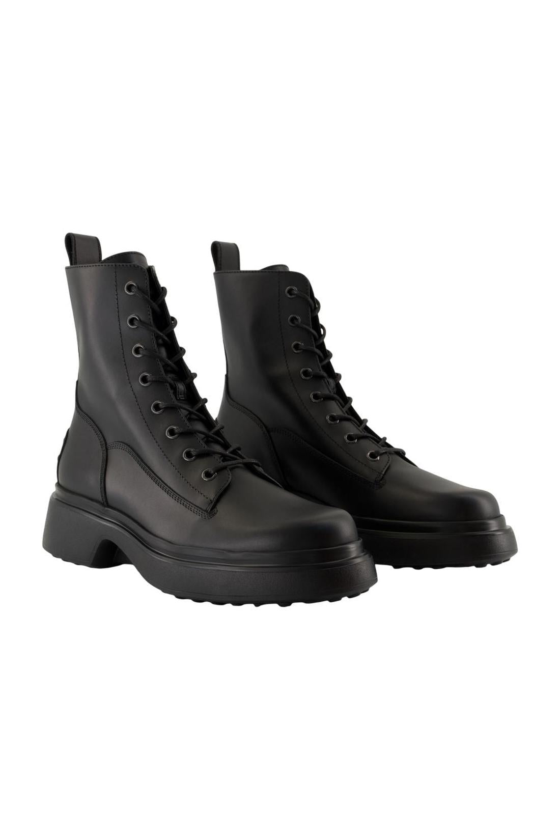 Tod'S-Stiefeletten Gomma 74l - Tod's - Leder - Schwarz-Stiefel & Stiefeletten-Black-Deal-Outlet-by-ARCHIVIST