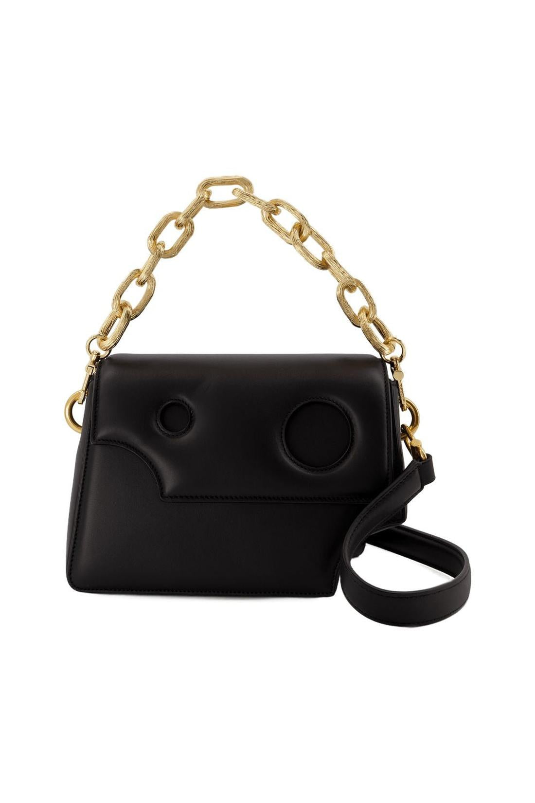 Schultertasche Burrow 24 in schwarz