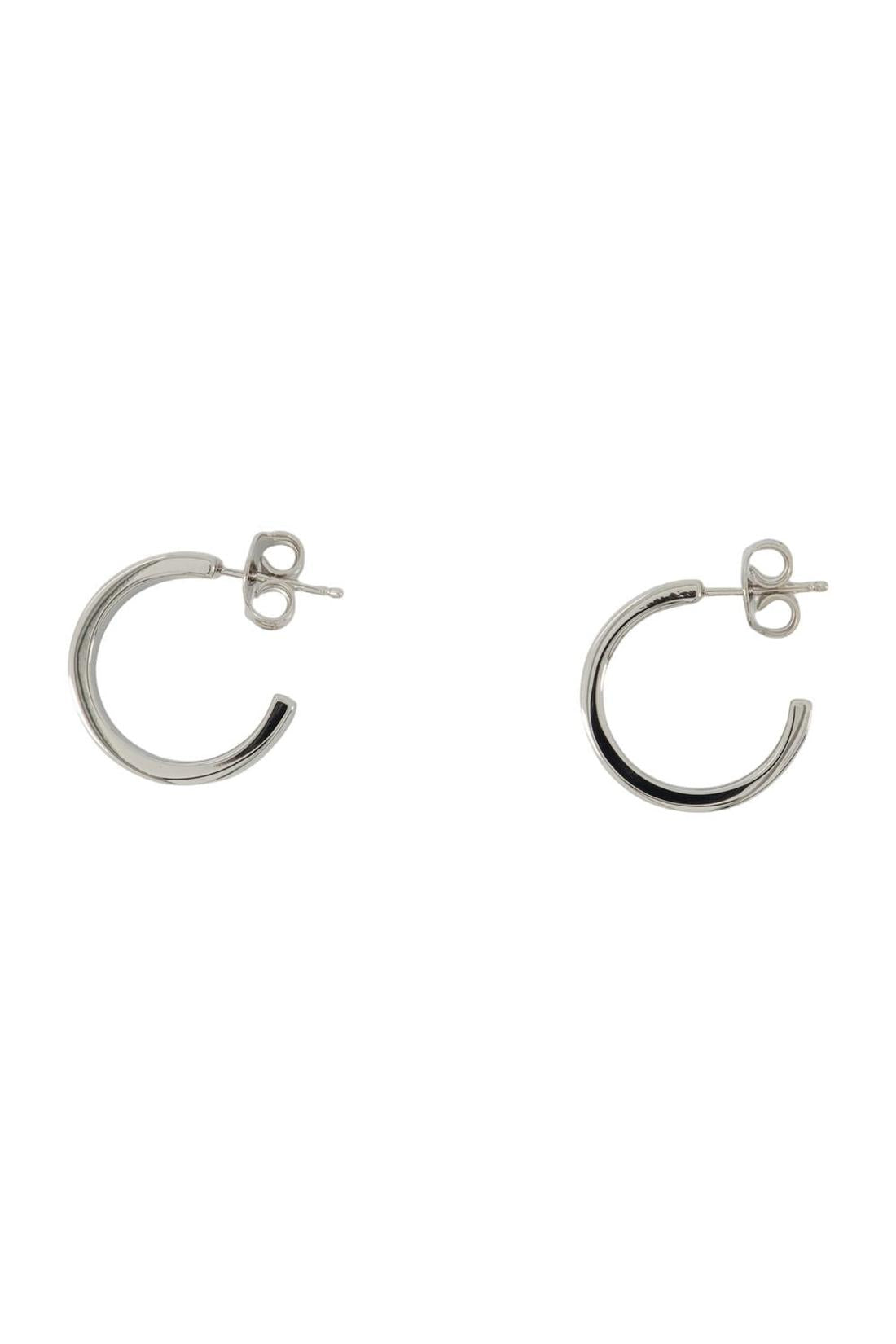 Minimal-Ohrringe - MM6 Maison Margiela - Metall - Silber