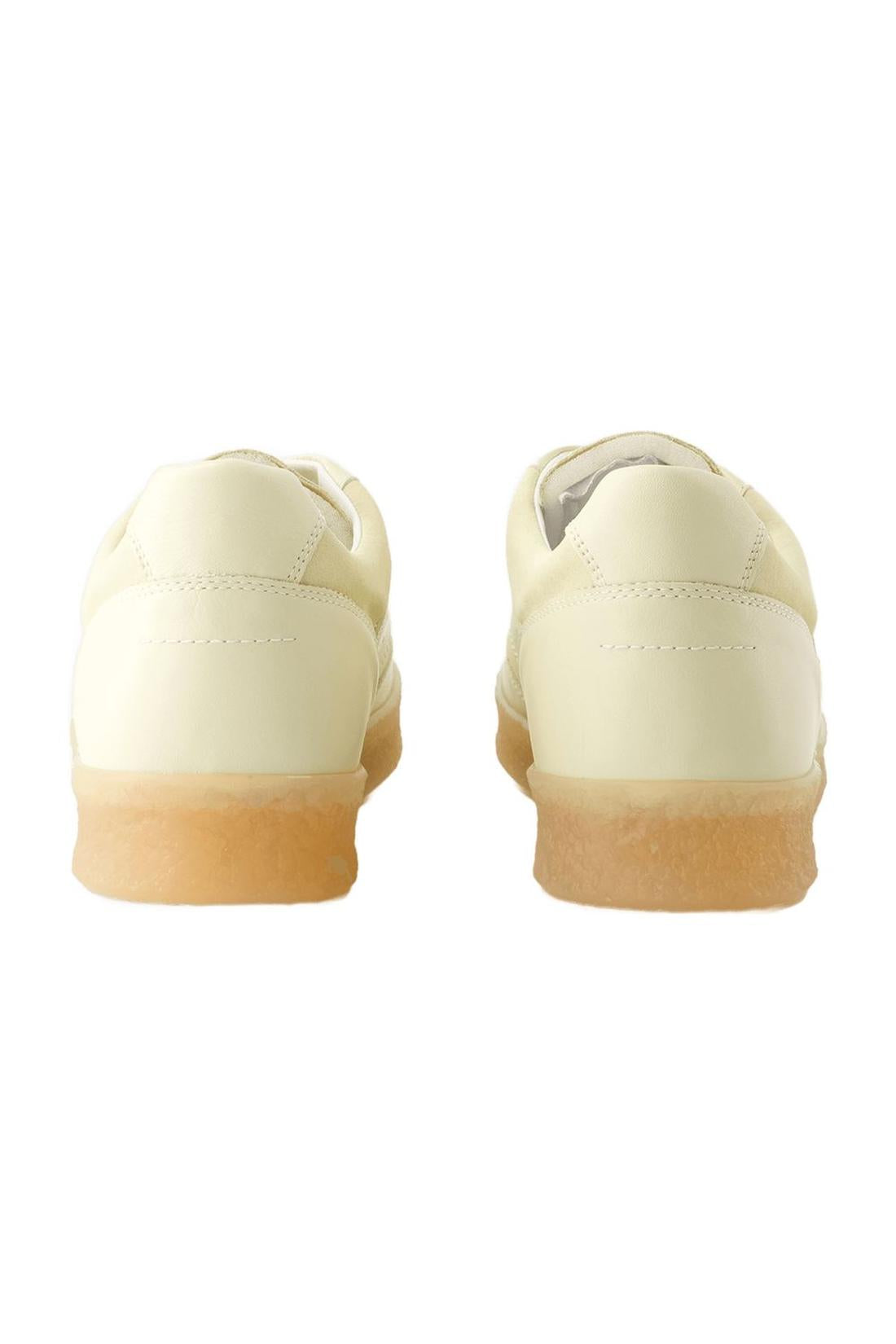 Sneakers - MM6 Maison Margiela - Leder - Beige/Weiß