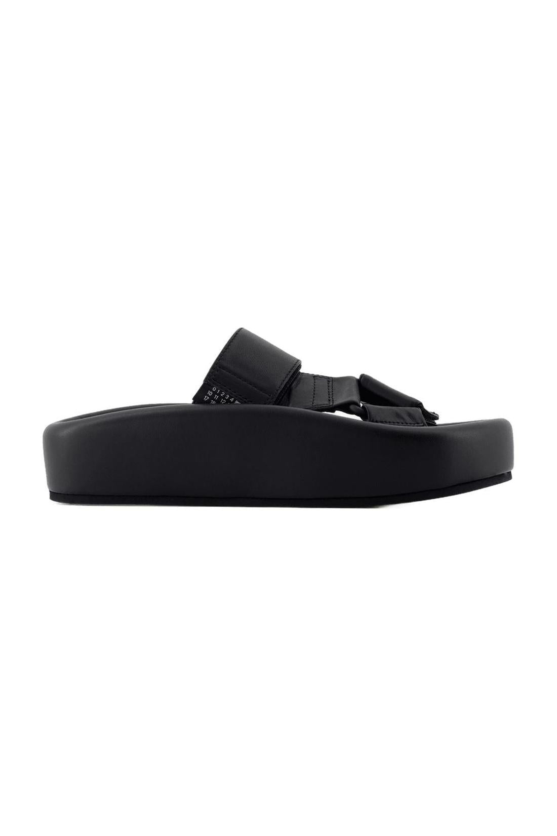 Sandalen - MM6 Maison Margiela - Leder - Schwarz