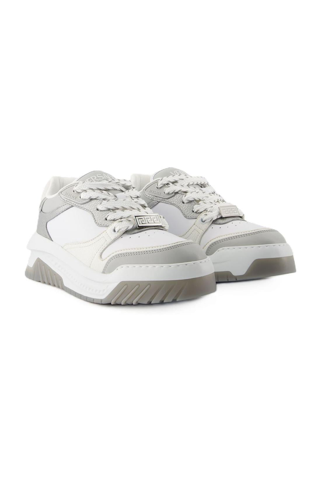Odissea Sneakers - Versace - Leder - Grau/Schwarz