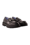 Versace-Flache Schuhe Loafers Calf Leather - Versace - Leder - Schwarz-schuhe / flache-schuhe-Black-Deal-Outlet-by-ARCHIVIST