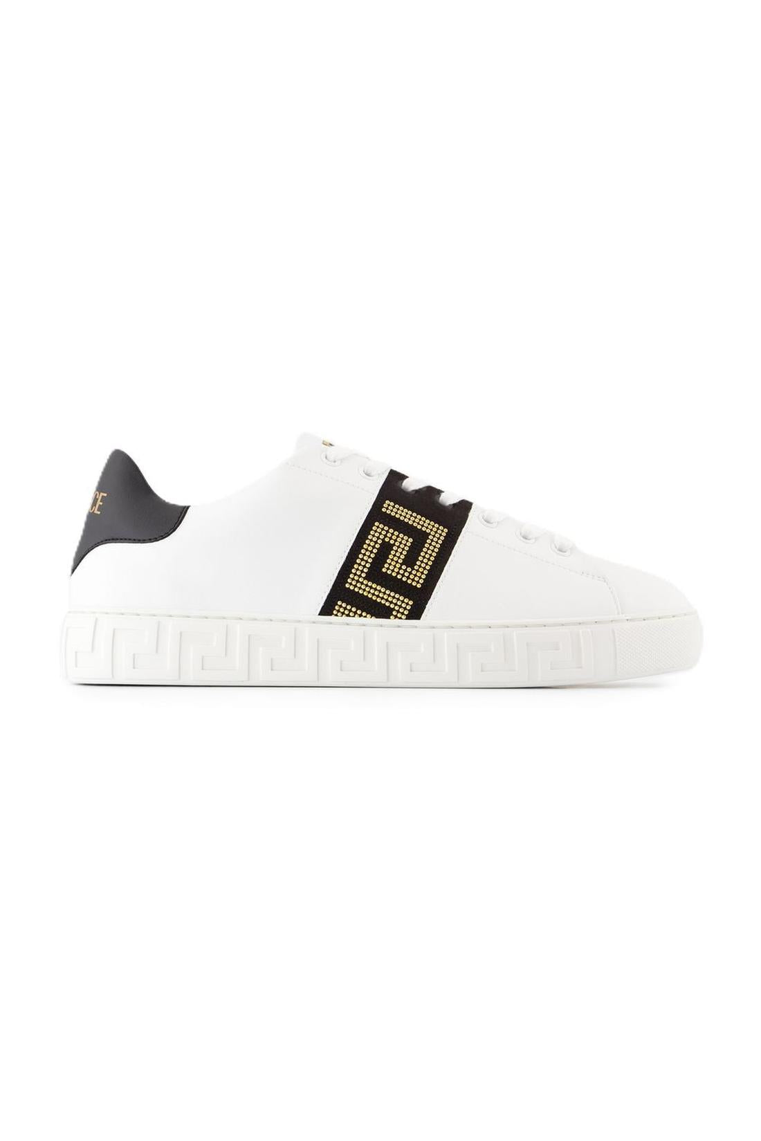 Sneakers La Greca - Versace - Stoff - Schwarz-Sneaker-Versace-IT40-black-ARCHIVIST