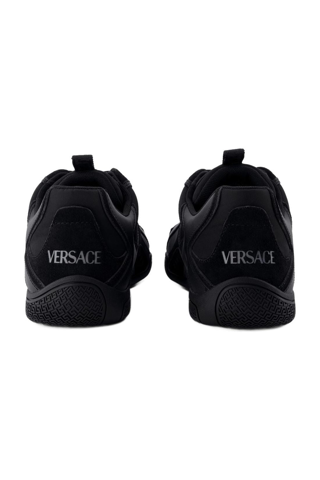 Sneakers - Versace - Leder - Schwarz