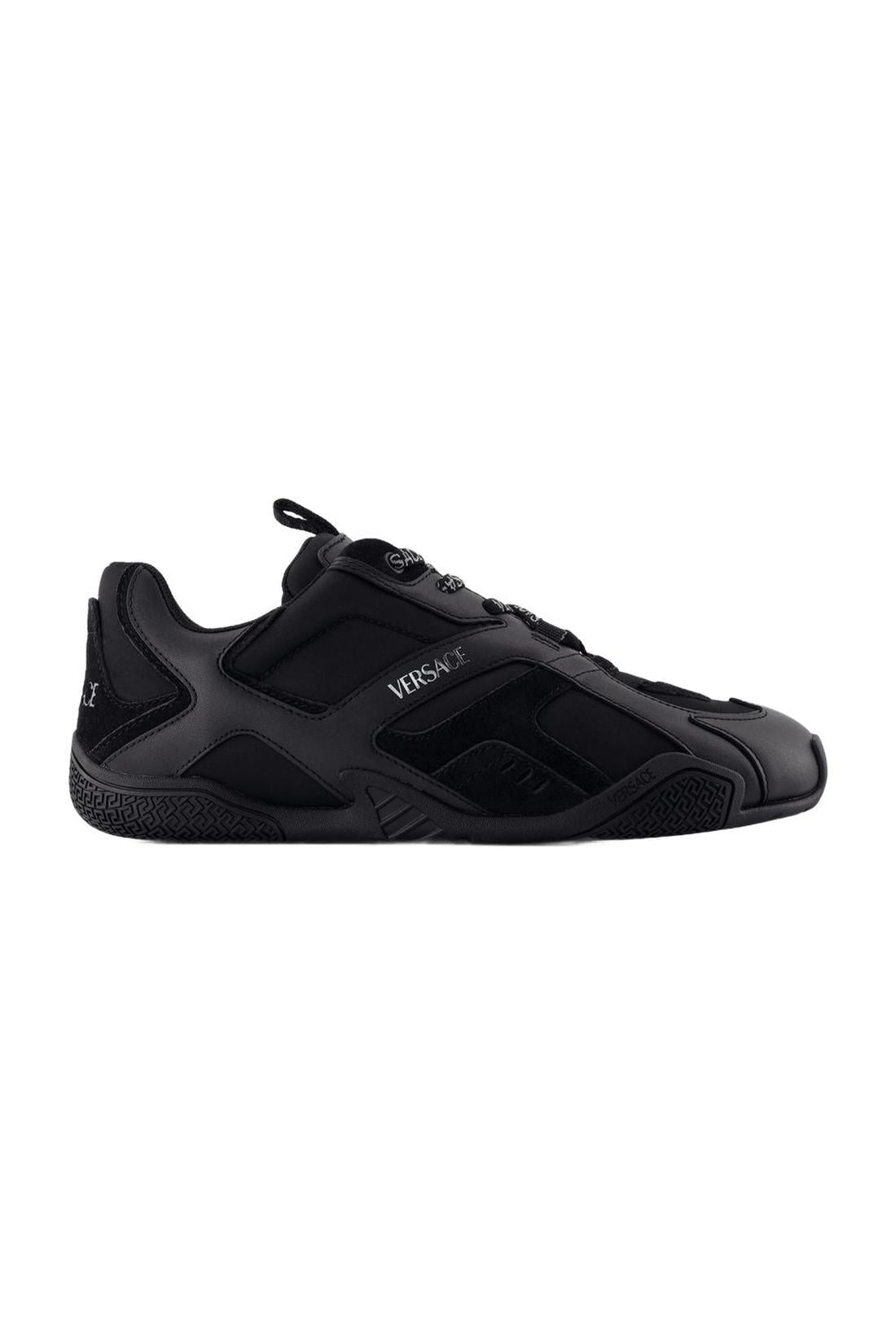 Sneakers - Versace - Leder - Schwarz