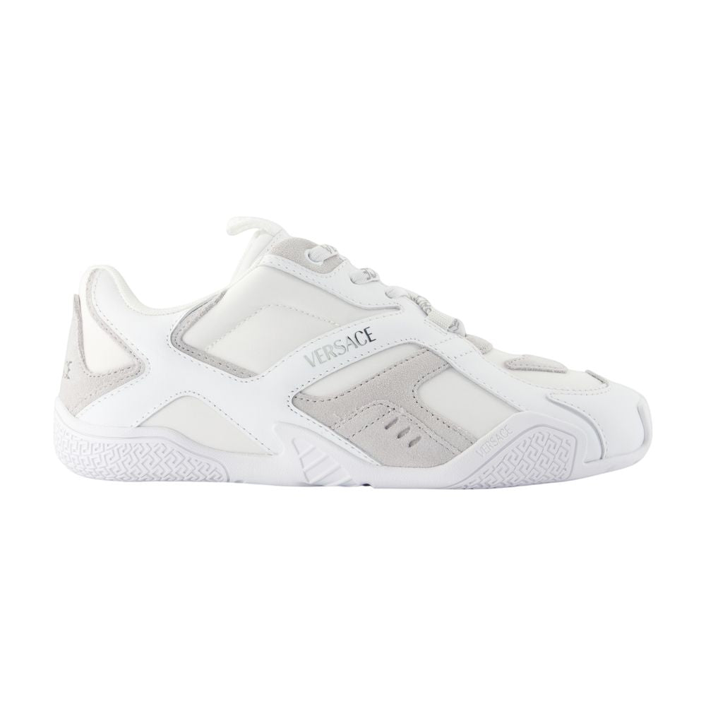 Sneakers - Versace - Leder - Weiß