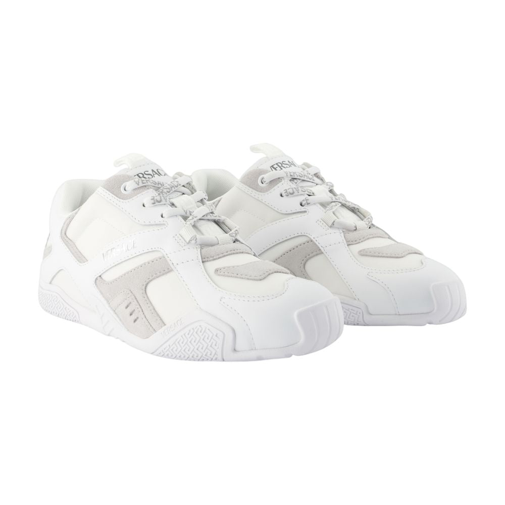 Sneakers - Versace - Leder - Weiß