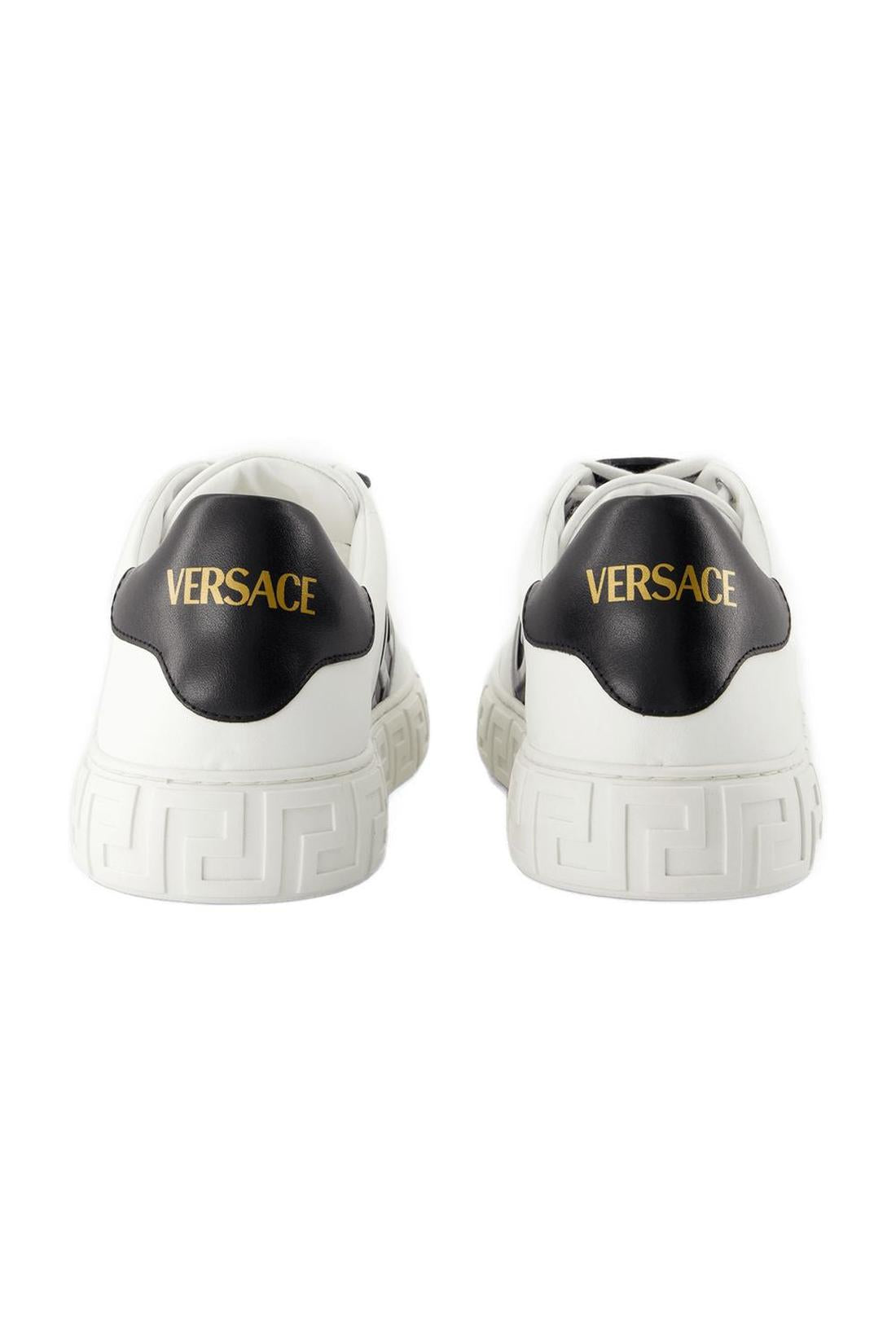 Versace-Sneakers - Versace - Leder - Weiß-Sneaker-Black-Deal-Outlet-by-ARCHIVIST