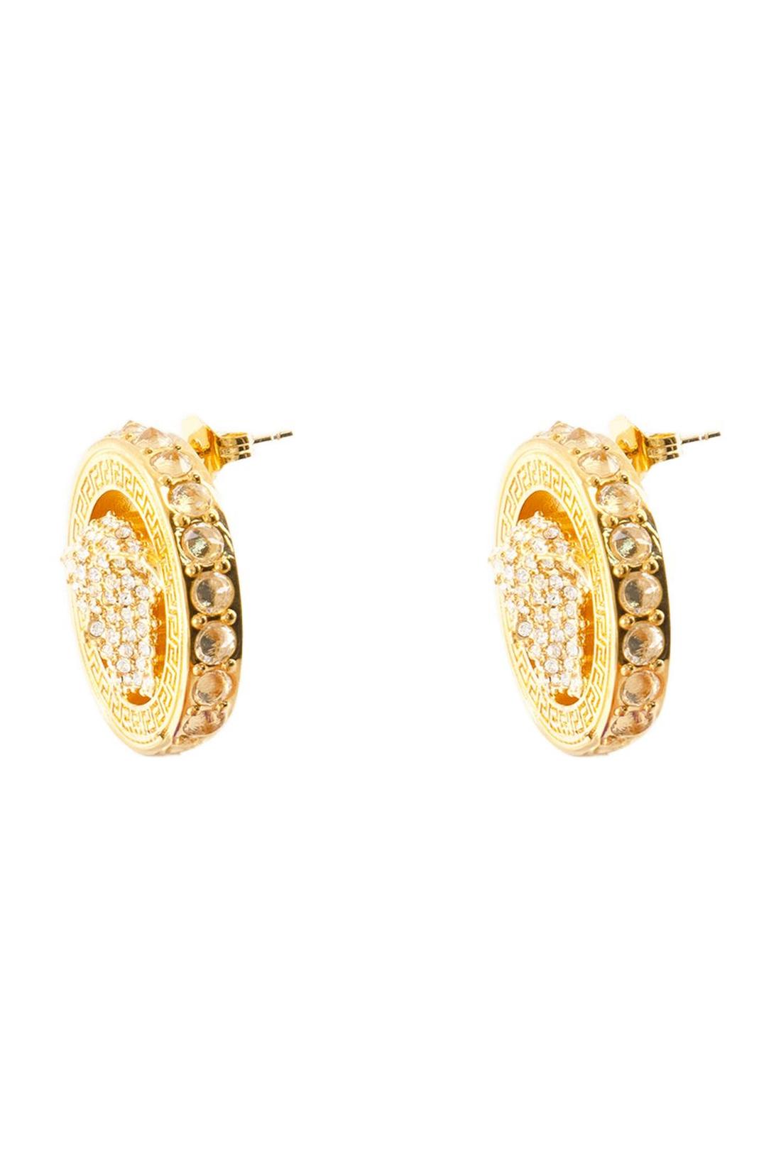 Earrings - Versace - Metal - Gold-plated