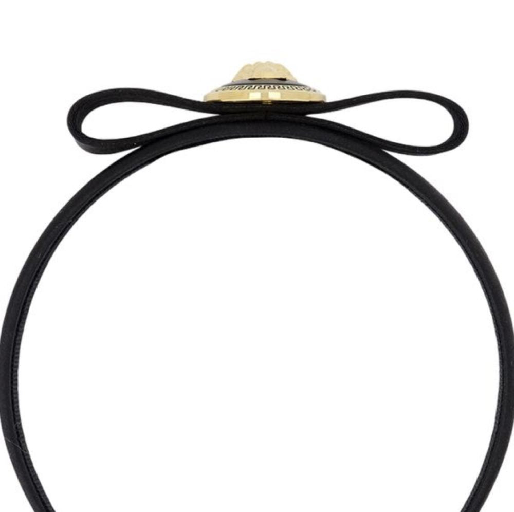Versace-Medusa-Kopfbügel - Versace - Satin - Schwarz-Outdoor-Black-Deal-Outlet-by-ARCHIVIST