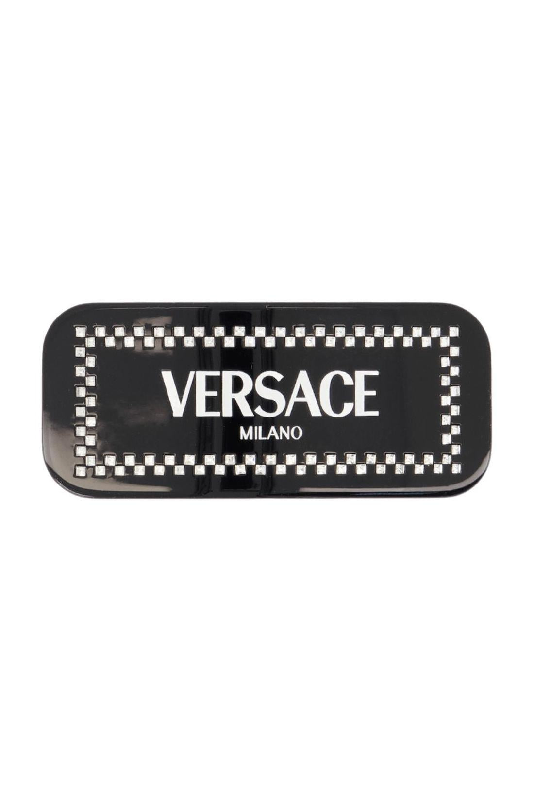 Pince à cheveux - Versace - PVC - Noire