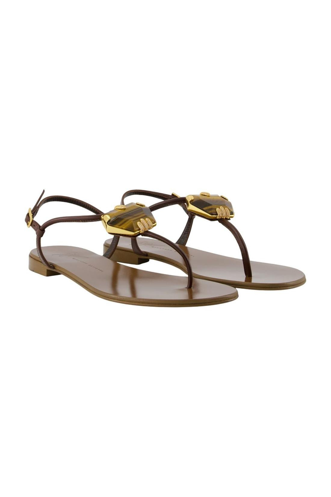 Muse Sandalen - Giuseppe Zanotti - Leder - Braun