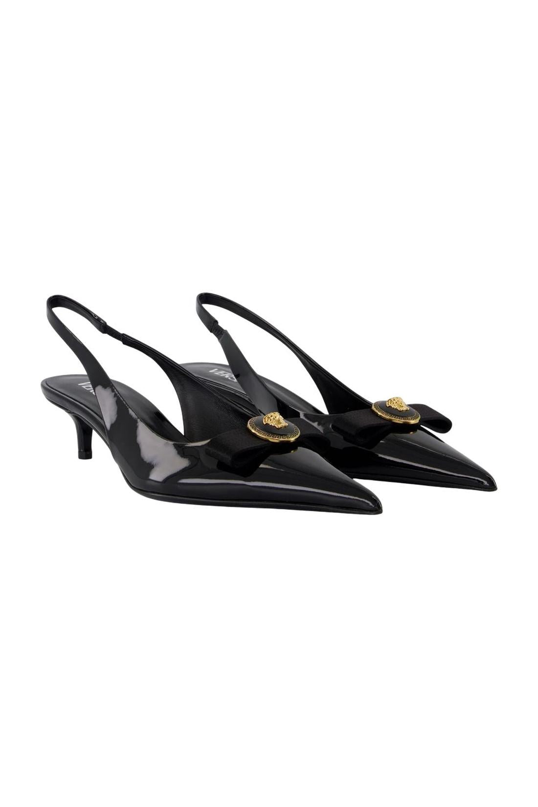 Pumps T.45 - Versace - Leder - Schwarz-Pumps-Versace-ARCHIVIST