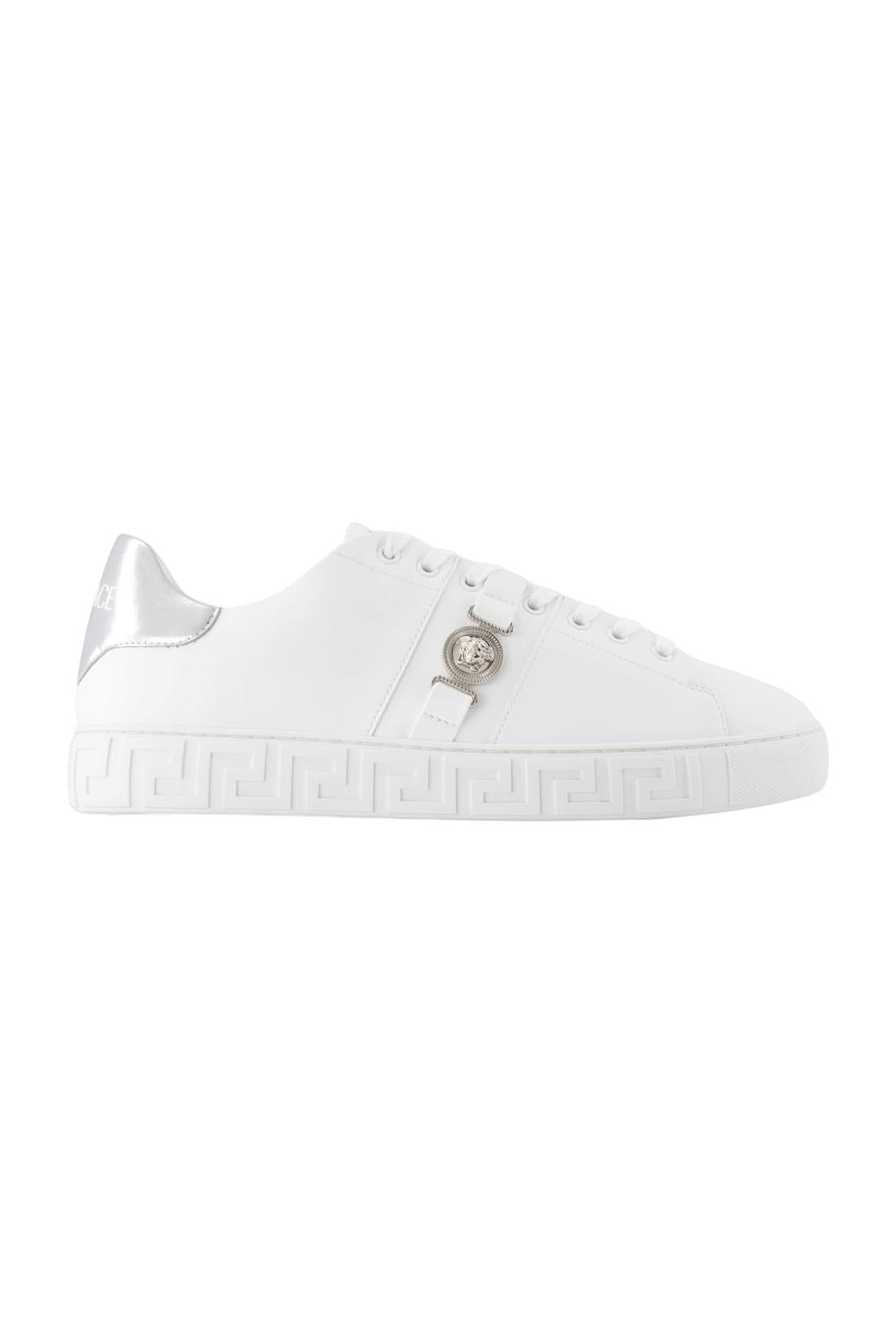 Versace-Sneakers Freebio Hf - Versace - Leinwand - Weiß-Sneaker-Black-Deal-Outlet-by-ARCHIVIST